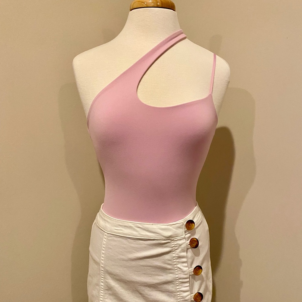 Abercrombie & Fitch Asymmetric one shoulder bodysuit